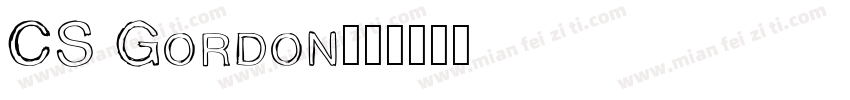 CS Gordon字体转换